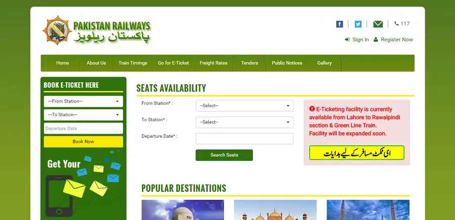 Railways' e-ticketing service aims to modern the booking process and to attract more passengers.