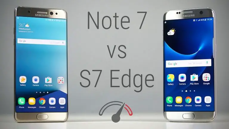 Note7 vs S7 Edge
