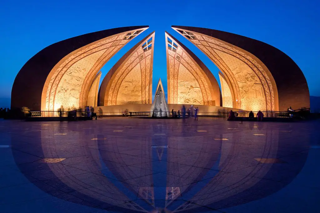 Pakistan Monument in Islamabad — Photo by Muhammad Ashar
